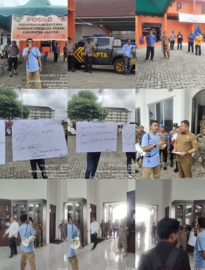 
					DPP PERMASI ASAHAN Unjuk Rasa Di Kantor BPBD dan Kantor Bupati Asahan Terkait Dugaan Anggaran Rp 861 Juta Dikorupsi Berjamaah  