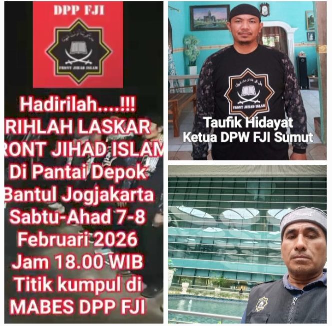 
					Godnizal Utusan DPW Front Jihad Islam Sumatera Utara Menghadiri Rihlah Laskar FJI di Pantai Depok-Bantul