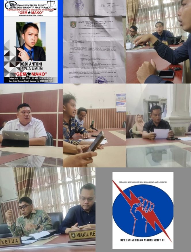 
					Ketua LSM GEMMAKO Kecewa RDP Terkait MBG Tidak Profesional