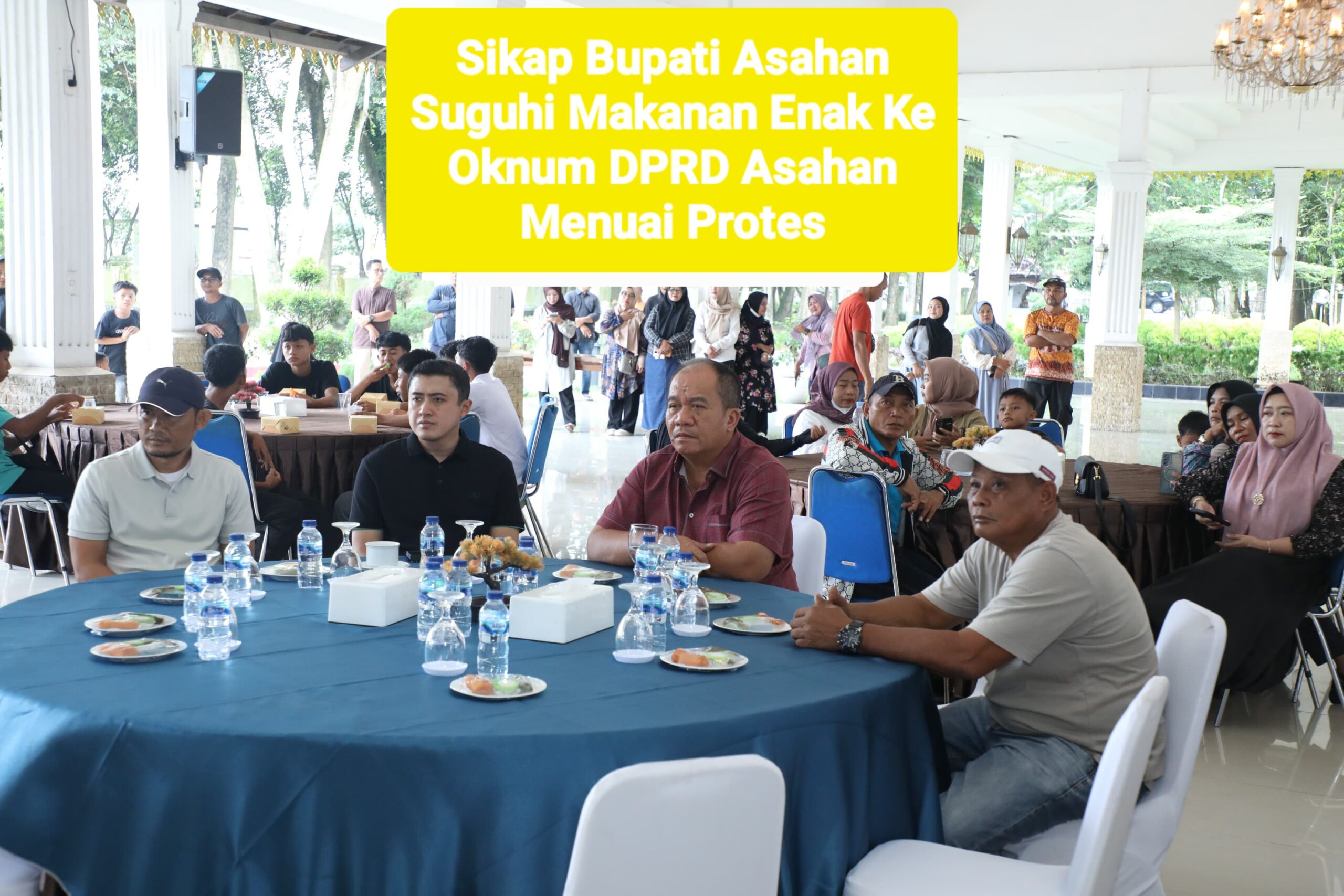 Sikap Bupati Asahan Suguhi Makanan Enak Ke Okum DPRD Asahan Tersangka Judi Sabung Ayam Menuai Protes