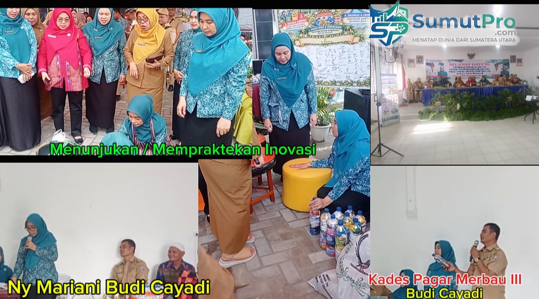 10 Inovasi PKK Desa Pagar Merbau III Menjadi Andalan Dalam Kategori LBS Tingkat Sumut