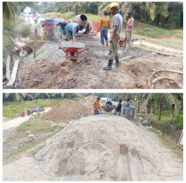 Diduga Pakai Pasir Ilegal,Proyek Jembatan Rp.991 Juta Di Sei Dadap Asahan Disorot